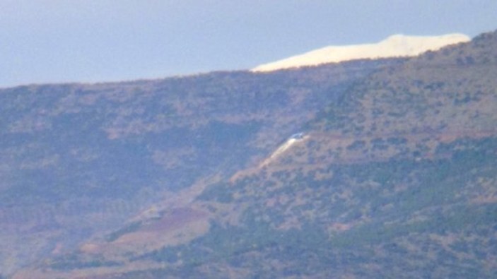 Darmık Dağı'ndaki havaya uçurulan Öcalan’ın sözde anıtı