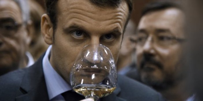 Fransa Cumhurbaşkanı Macron'dan şarap güzellemesi