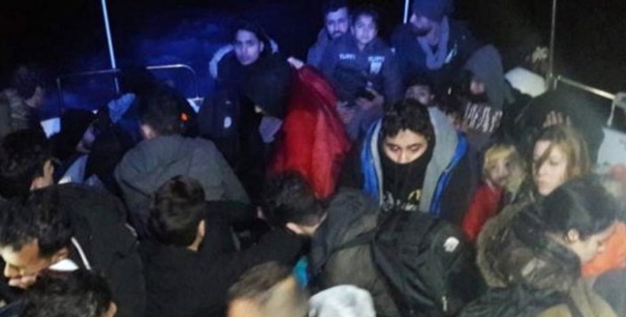 Bodrum'da 42 kaçak göçmen yakalandı