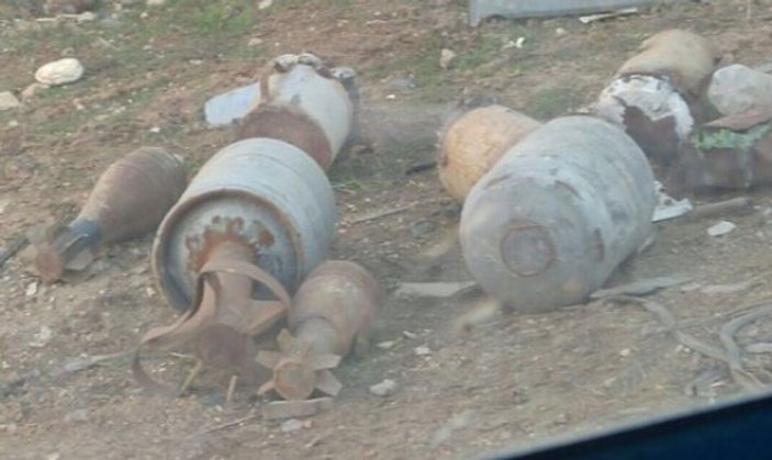 Suriye'de el yapımı patlayıcılar imha ediliyor