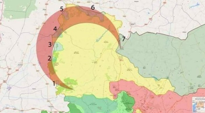 Afrin'deki hilal, İdlib ve Fırat Kalkanı'nı birleştirdi