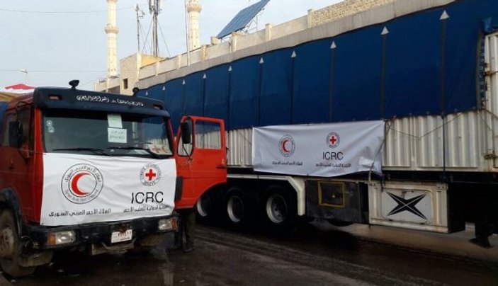 Kızılhaç’tan Afrin'e yardım konvoyu