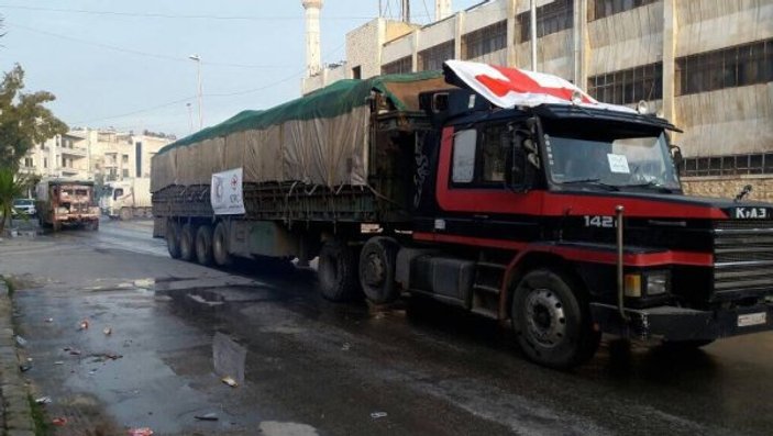 Kızılhaç’tan Afrin'e yardım konvoyu