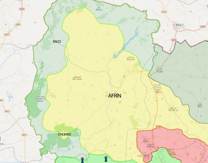 Afrin'de 2 köy daha teröristlerden arındırıldı