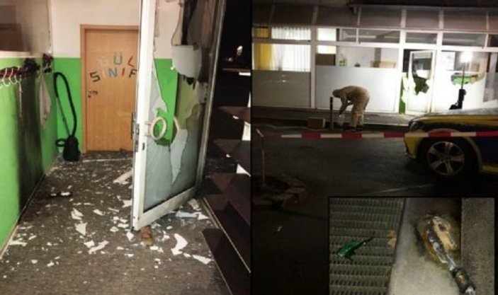 Teröristler Almanya'da camiye molotof attı