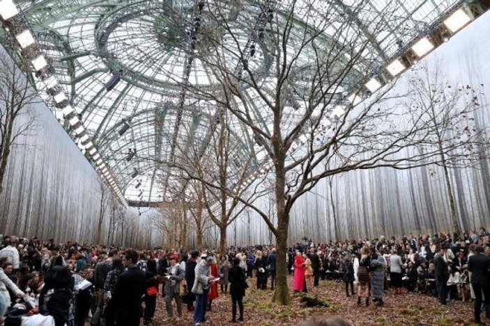 Fransız moda devi defile için 150 yıllık ağaçları kesti