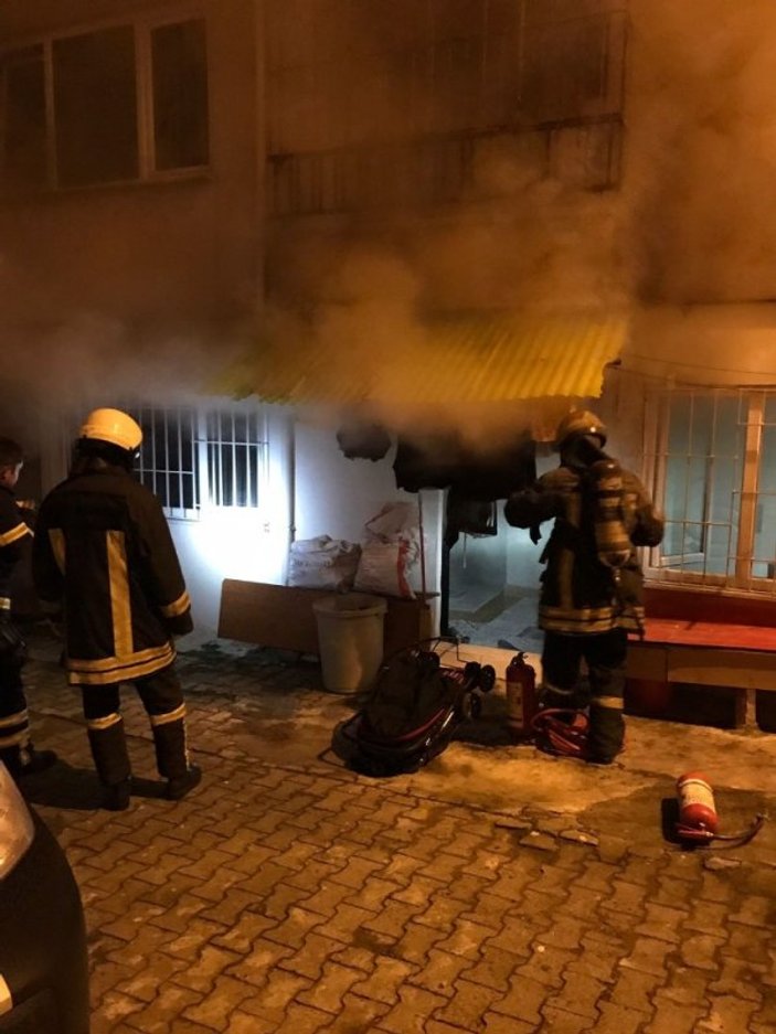 Giresun'da yangın çıktı: 1 çocuk hastanelik oldu
