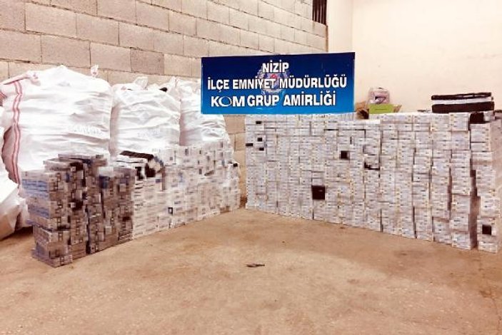 Gaziantep'te 5 bin paket kaçak sigara ele geçirildi