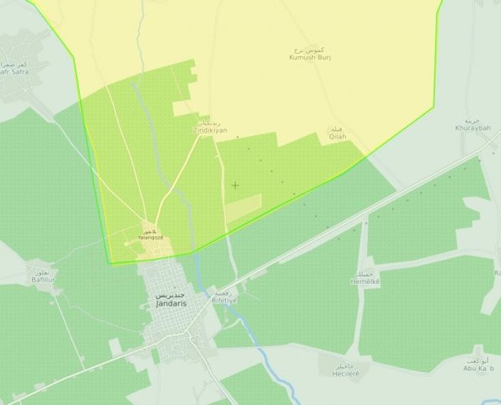 Afrin'de 4 köy teröristlerden temizlendi