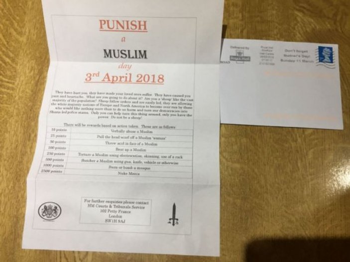 İngiltere'de Müslüman milletvekiline şüpheli paket