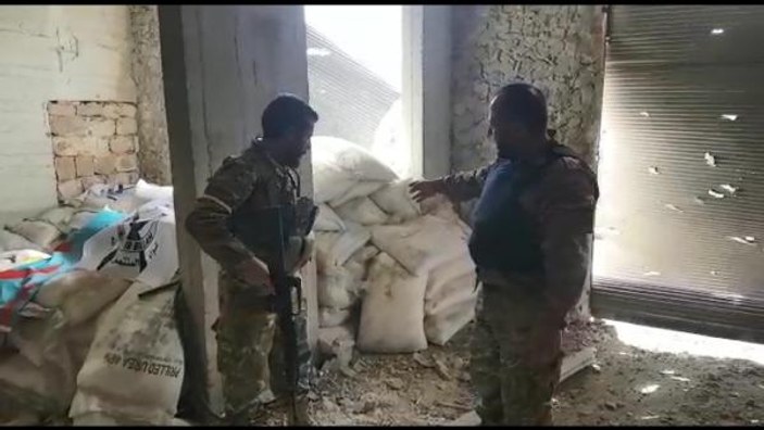 Afrin'de teröristlerin bomba imalathanesi imha edildi