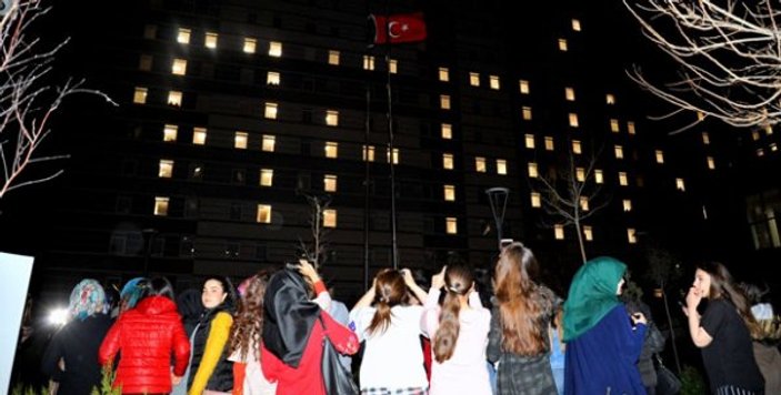 Malatya ve Gaziantep'te öğrencilerden Mehmetçik'e destek