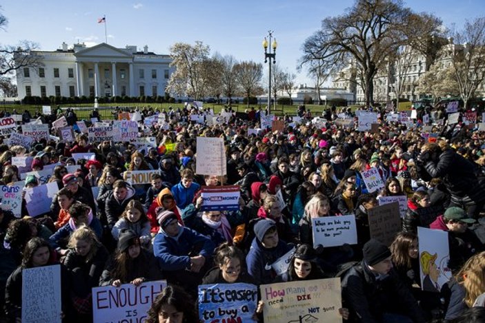 ABD'de silah karşıtı protesto