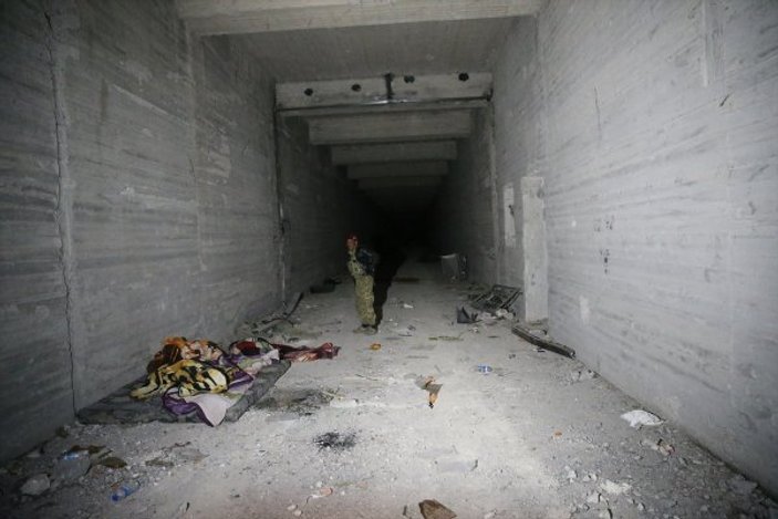 YPG'nin 12 odalı yer altı mühimmat deposu bulundu