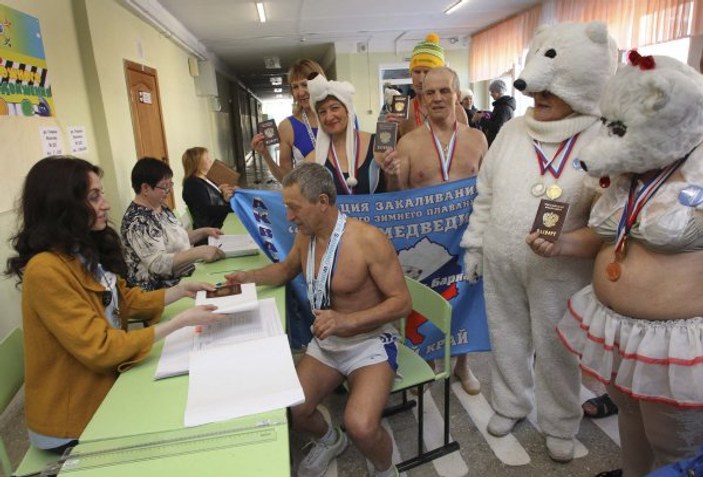 Ruslar eksi 7 derecede oy verdi