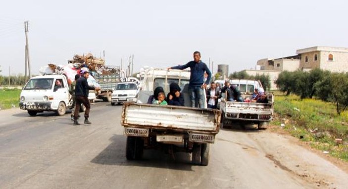 Afrin'e dönüşe el yapımı patlayıcı engeli