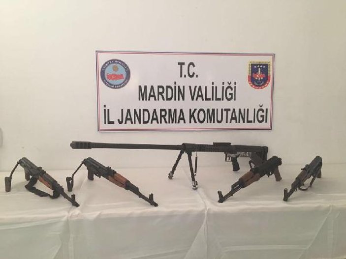Mardin'de PKK silahları ele geçirildi