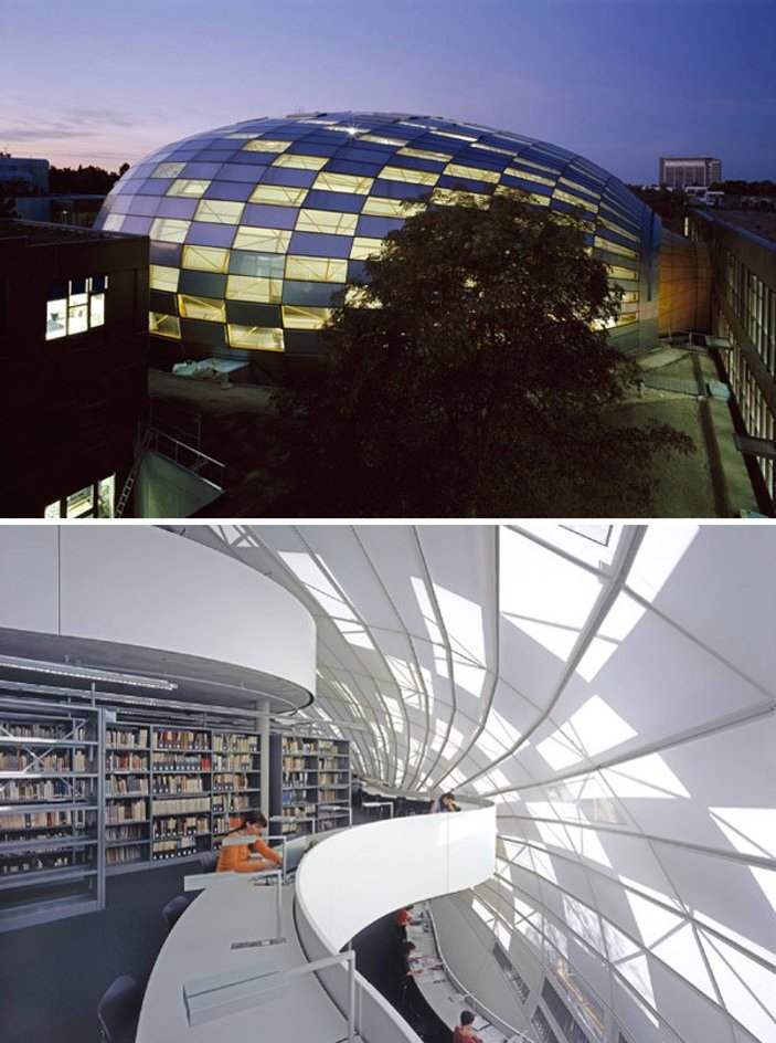 İlginç tasarımlarıyla dünyadan kütüphaneler