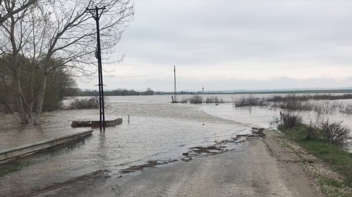 Tunca Nehri taştı