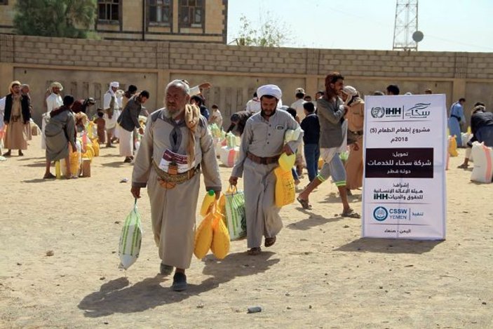 İHH'dan 30 bin Yemenliye yardım