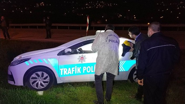 Samsun’da maket polis araçlarının lambalarını çaldılar