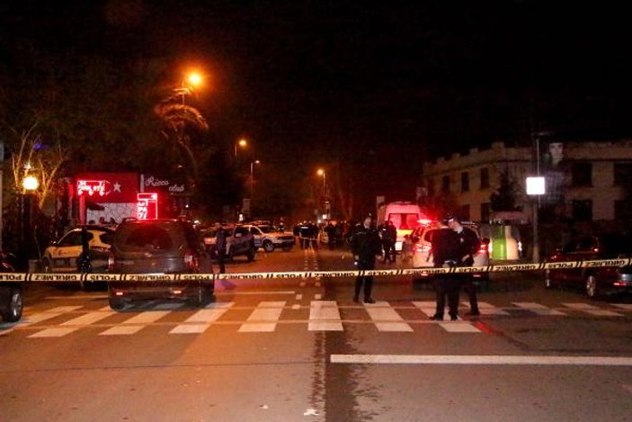Ortaköy'de gece kulübü önünde silahlı kavga