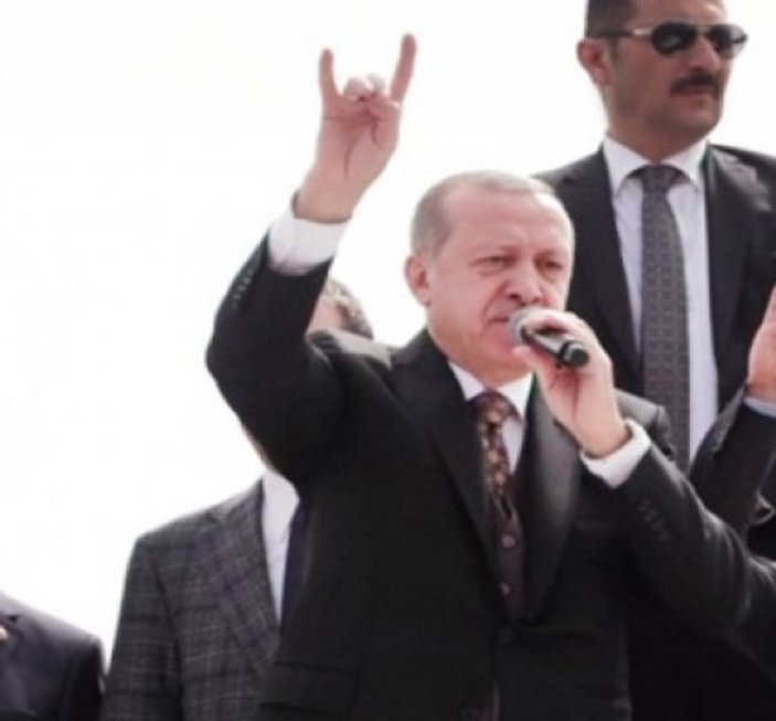 Cumhurbaşkanı Erdoğan'a bozkurt işareti soruldu