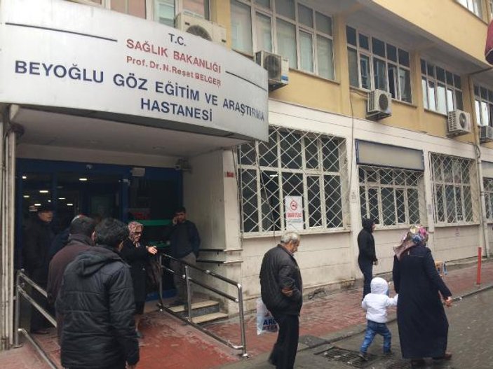 Beyoğlu'nda mahkum hastaneden kaçtı