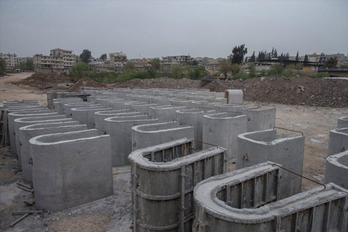 Afrin'de YPG'nin beton fabrikası bulundu