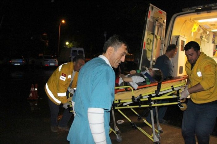Konya'da otomobil devrildi: 4 yaralı