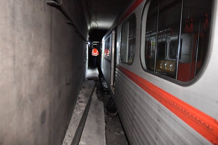Ankara'da metro kazası