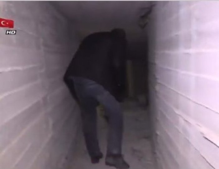 Afrin'de villa içindeki terör tünelleri