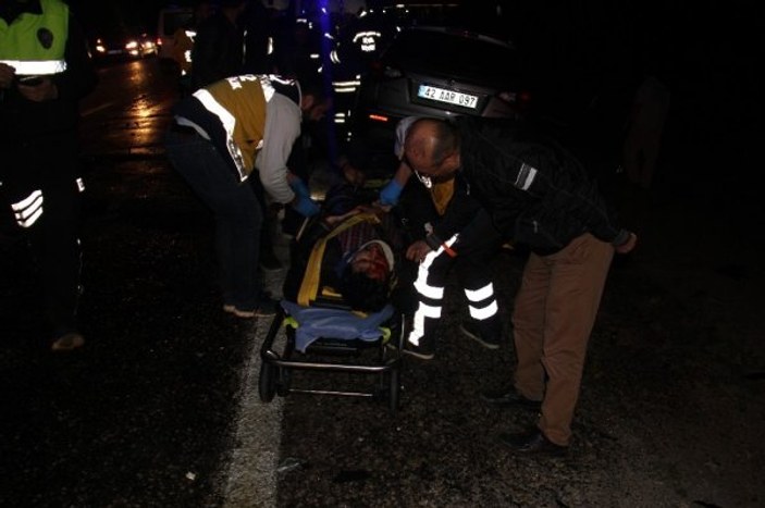 Konya'da kaza: 3 kişi hayatını kaybetti 2 kişi yaralandı