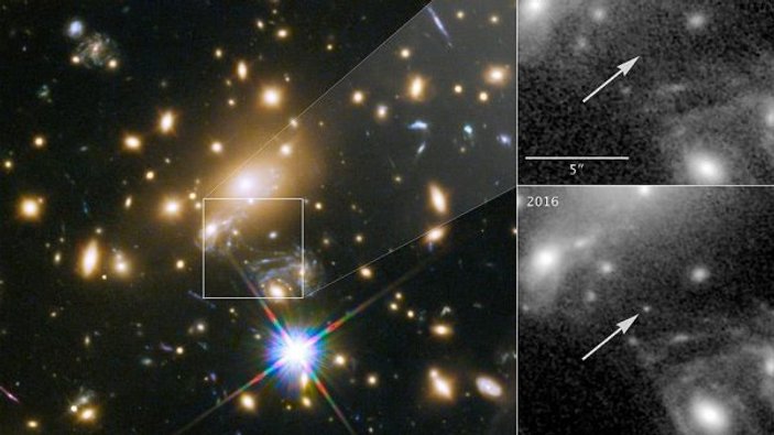 Hubble Teleskobu ile en uzak yıldız görüntülendi