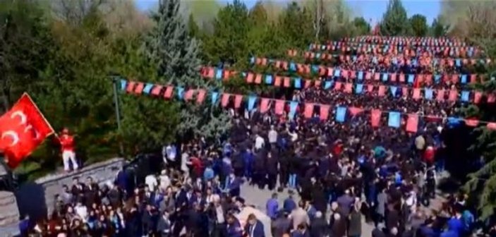 Ankara'da Alparslan Türkeş için anma töreni