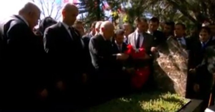 Ankara'da Alparslan Türkeş için anma töreni