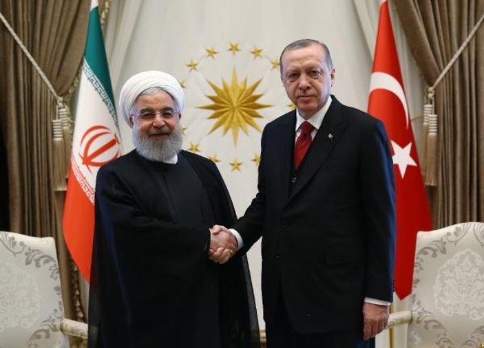 Beştepe'de Erdoğan-Ruhani görüşmesi