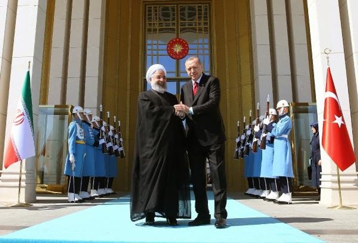 Beştepe'de Erdoğan-Ruhani görüşmesi