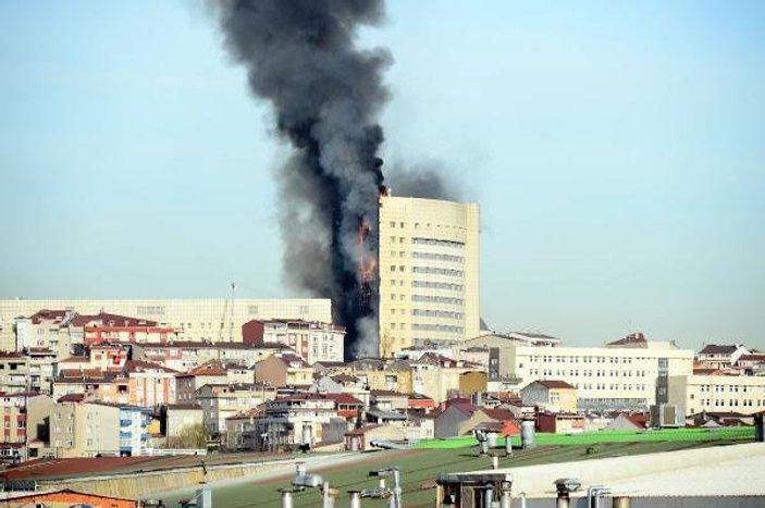 Taksim İlkyardım Hastanesi'nde yangın