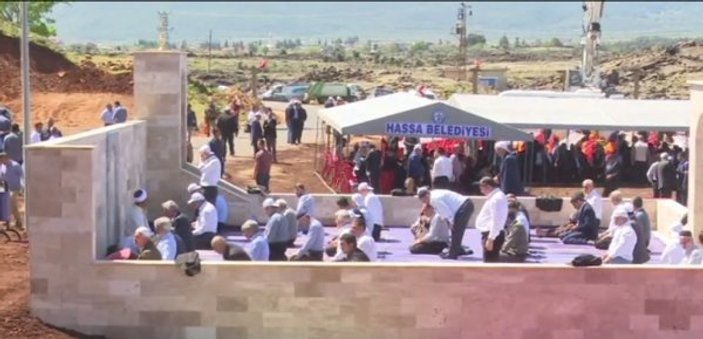 Hassa'da inşa edilen namazgah açıldı
