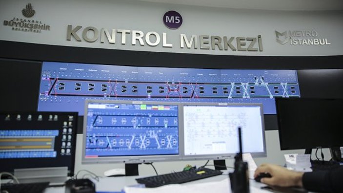 Türkiye'nin ilk sürücüsüz metrosu 7/24 izleniyor