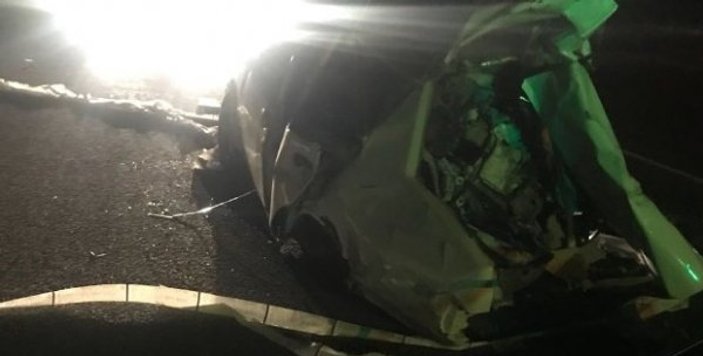 Ankara'da yabancı plakalı araç kaza yaptı: 1 ölü 2 yaralı