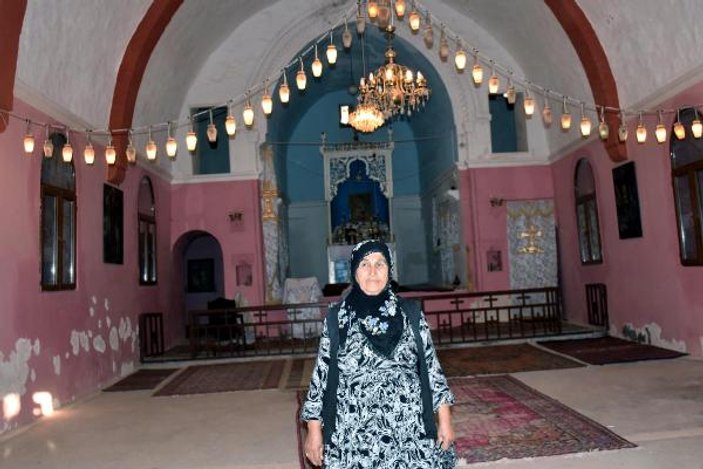 Derik'teki tarihi Ermeni Kilisesi, Müslüman kadına emanet