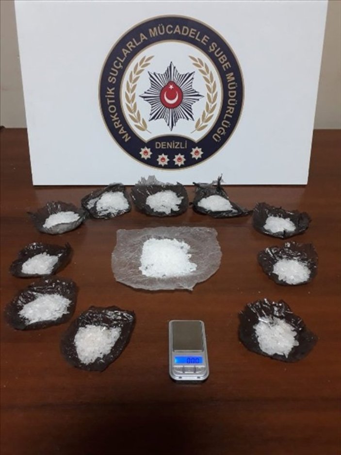 Denizli'de uyuşturucu operasyonu: 8 tutuklama