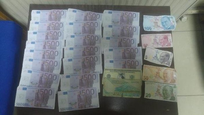 İranlı dolandırıcı sahte euro ile yakalandı