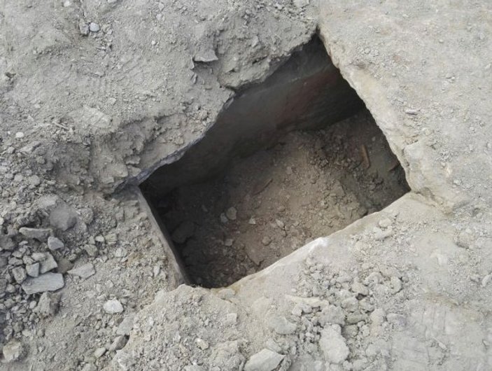 Konya'da inşaat sahasından tarihi eser çıktı