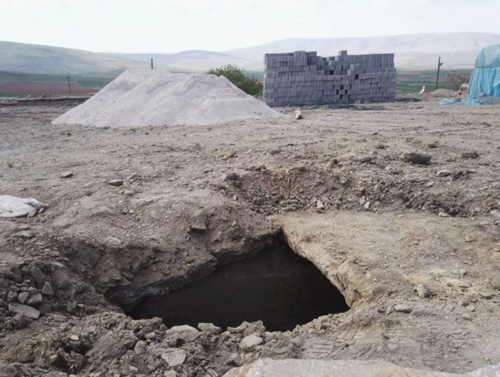 Konya'da inşaat sahasından tarihi eser çıktı