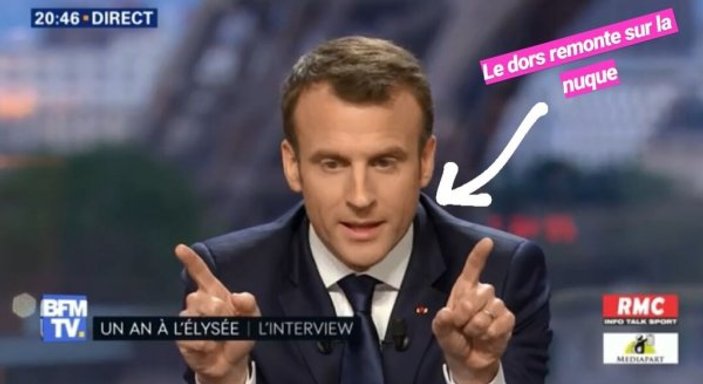 Fransa'nın gündemi: Macron'un ceketi gömleği