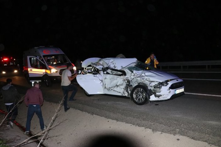 Bolu'da trafik kazası: 1 ölü 3 yaralı
