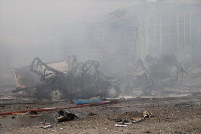 Iğdır'da tüp dükkanında patlama:  1 ölü, 13 yaralı